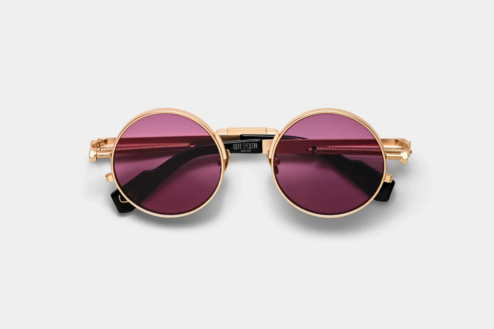 Swag Eyewear SW-01 GOLD PURPLE authorized collaboration reference, product view