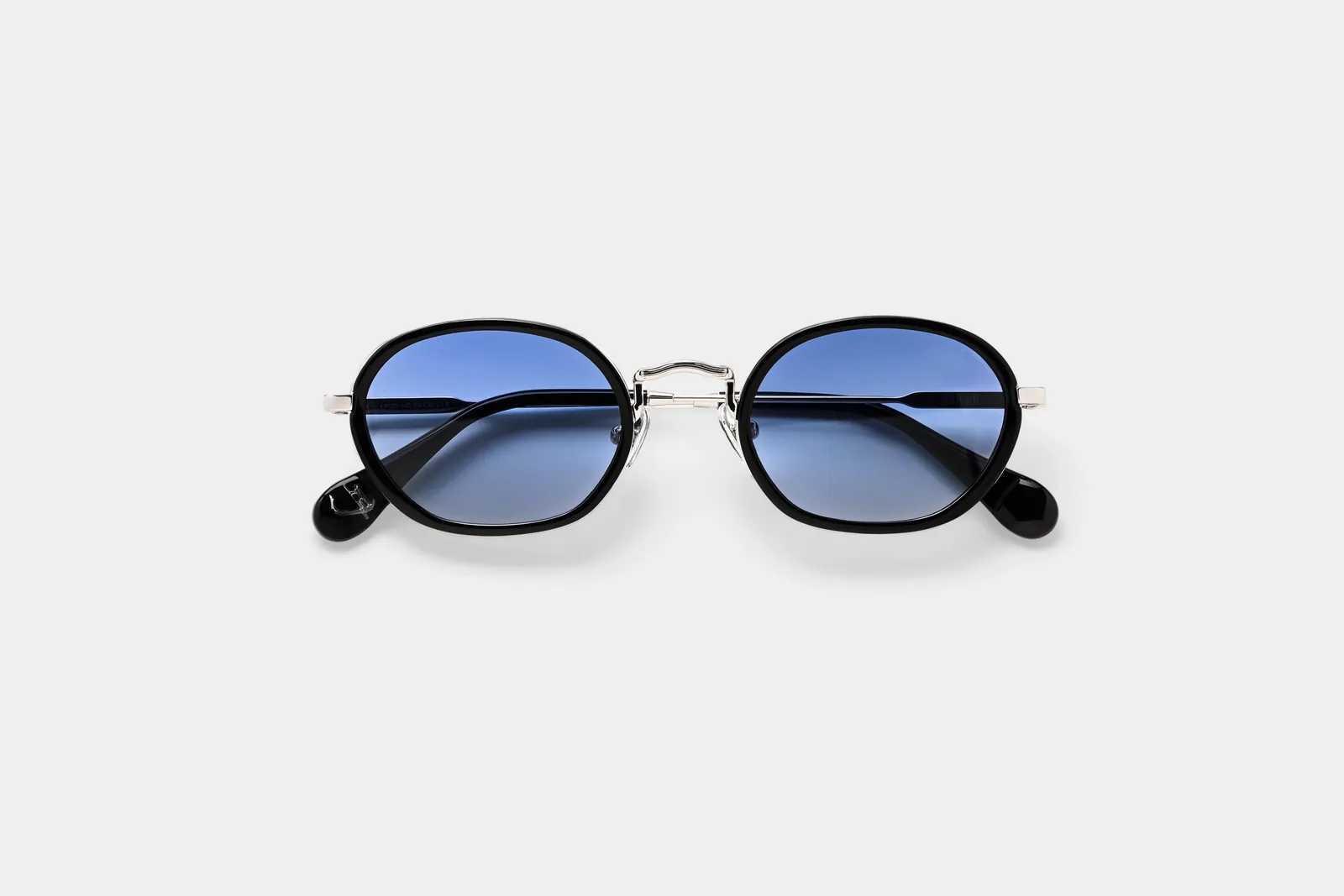 Swag Eyewear SW-11 Silver Blue authorized collaboration reference, product view
