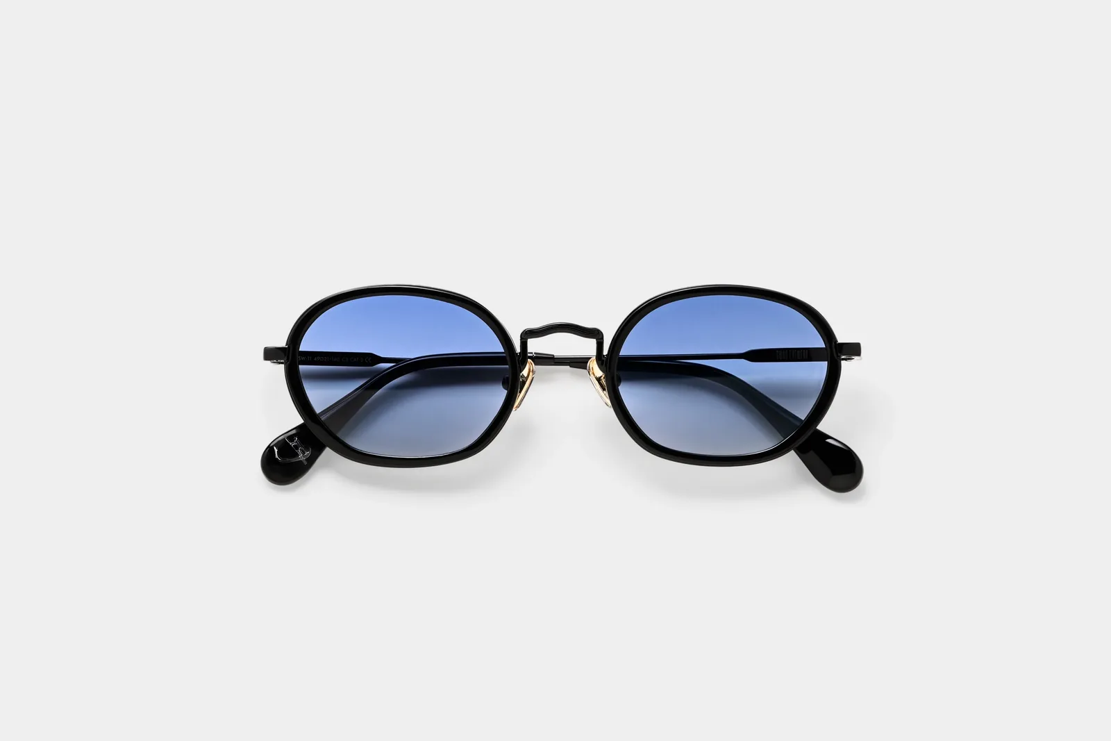 Swag Eyewear SW-11 Total Black Blue authorized collaboration reference, product view