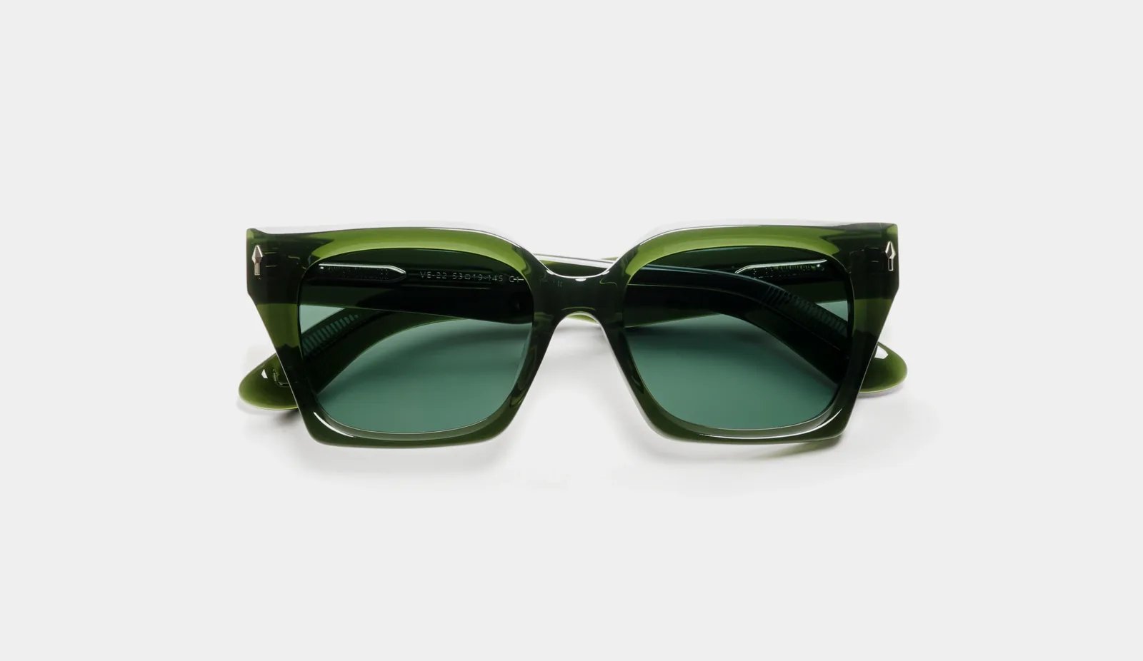 Swag Eyewear VE-22 Green authorized collaboration reference, product view