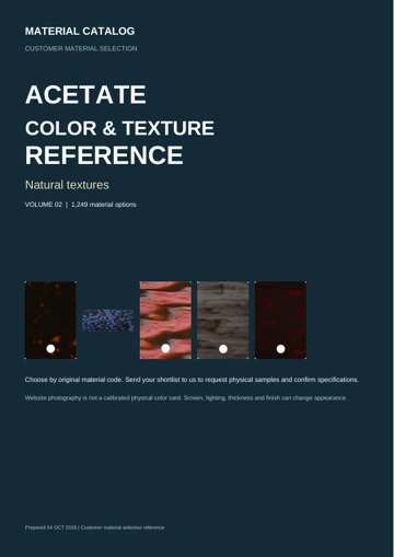 Natural Textures acetate reference PDF cover